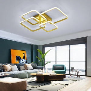 NEO Gleam Living Room Bedroom Study Room Ceiling Lights Modern led ceiling lamp 90-260V Home Lighting light Fixtures Gold Color