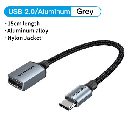 Vention USB C to USB Adapter OTG Cable Type C to USB 3.0 2.0 Female Cable Adapter for MacBook Pro Xiaomi Mi 9 Type-C Adapter