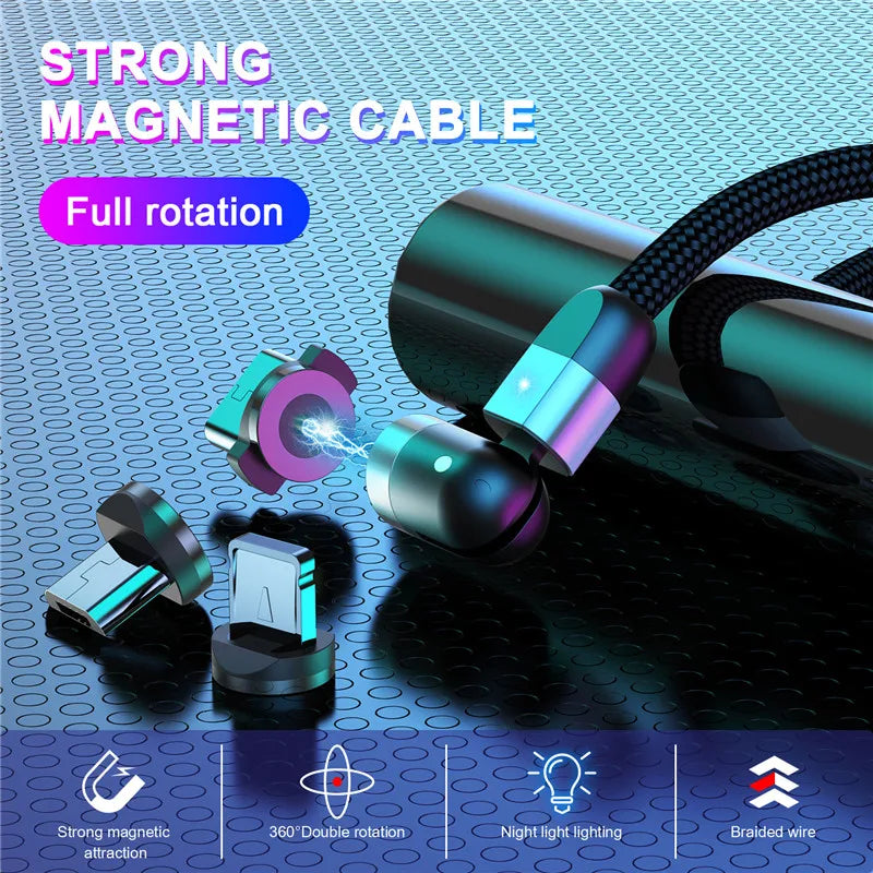 Magnetic Fast Charging Type C USB Cable - Stereotech