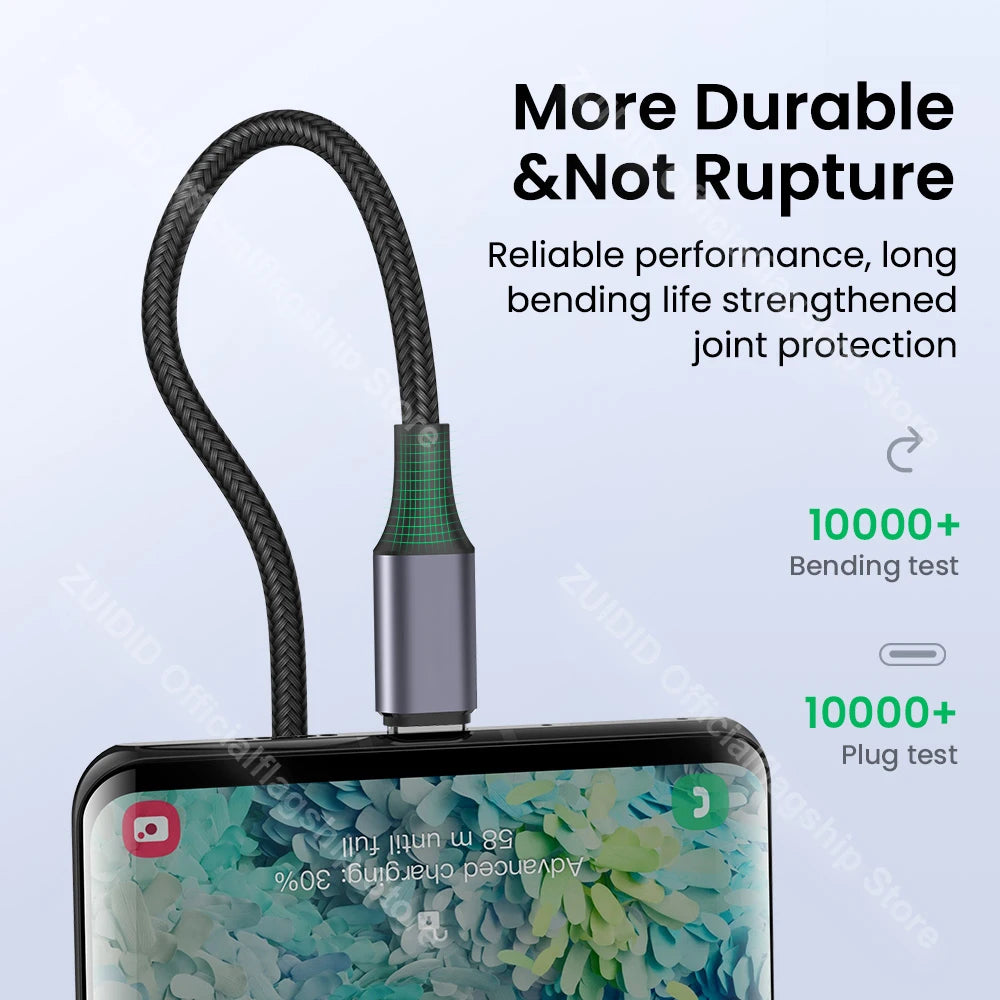 PD 100W 5A USB C To Type C Cable QC3.0 Quick Charge 4.0 Fast Charging Data Cable For Samsung Xiaomi Macbook Pro USB C Cable 1/2M