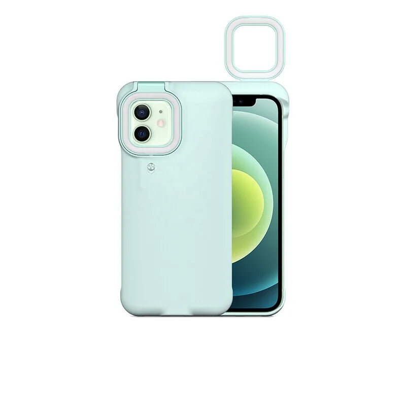 iPhone 12 Selfie Ring Light Phone Case - Stereotech