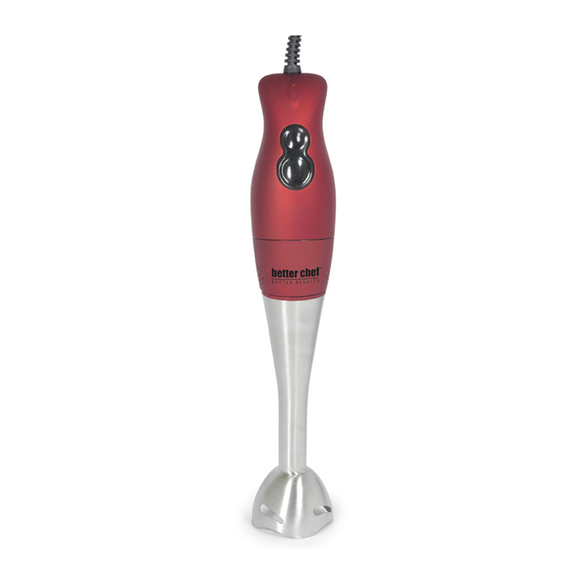 Better Chef DualPro Handheld Immersion Blender in Red - Stereotech