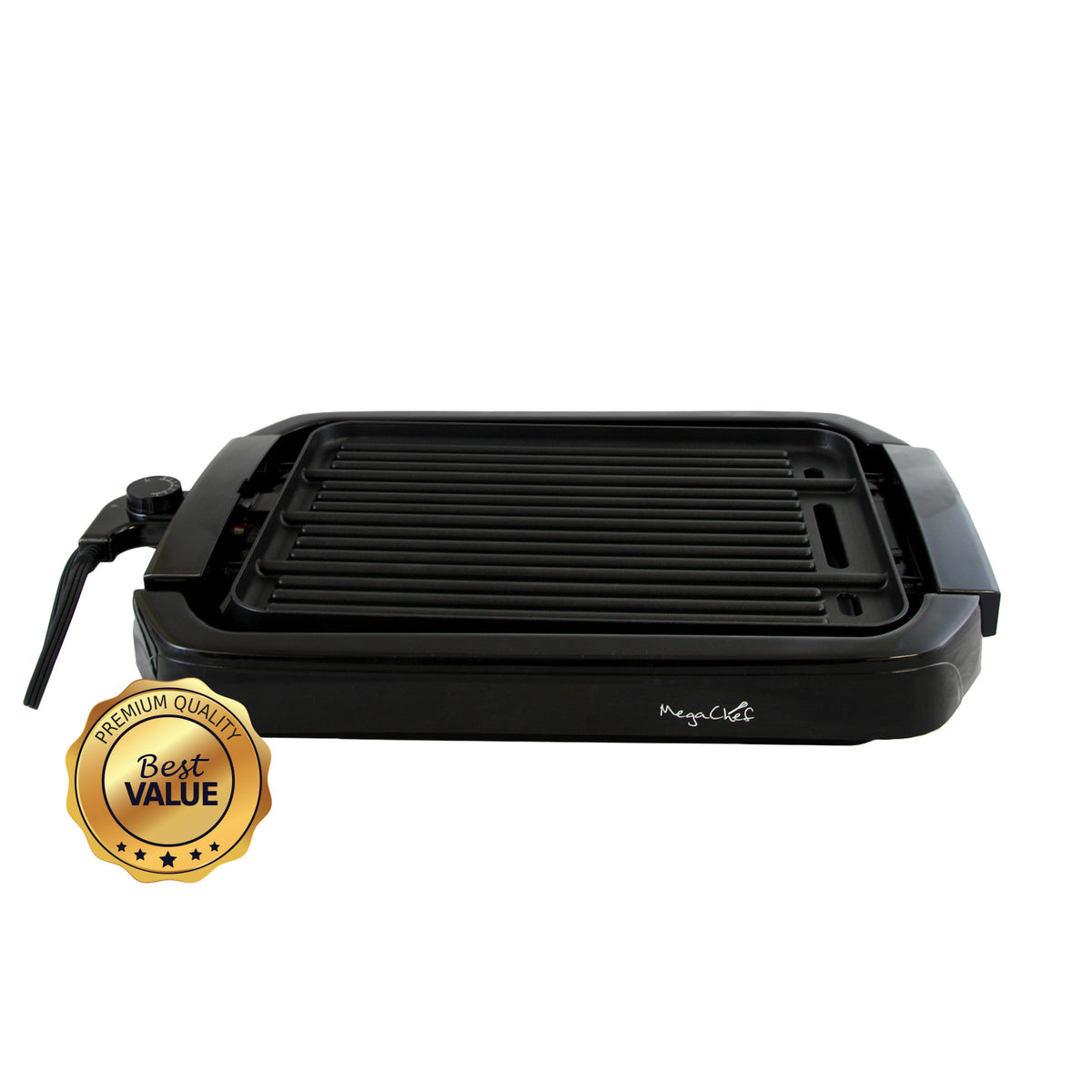 MegaChef Dual Surface Reversible Indoor Grill and Griddle - Stereotech
