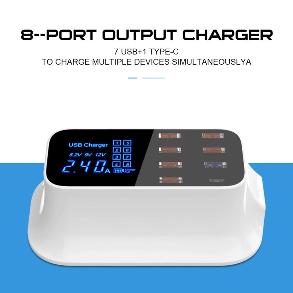 Type C Multi-Port USB Charger Station - Stereotech