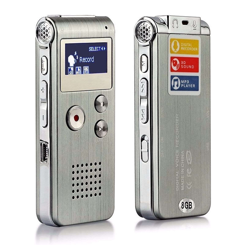 Mini Audio Recorder Dictaphone - Stereotech