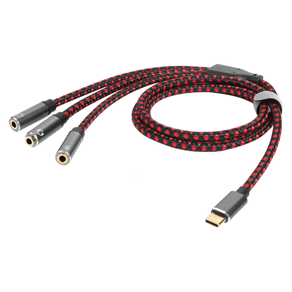 3-in-1 Type-C Audio Cable - Stereotech