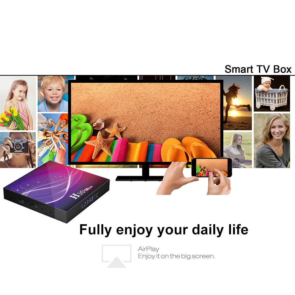 H10 Max H616 Tv Box  Smart Hd Network Player for Android 10.0 U.S. plug