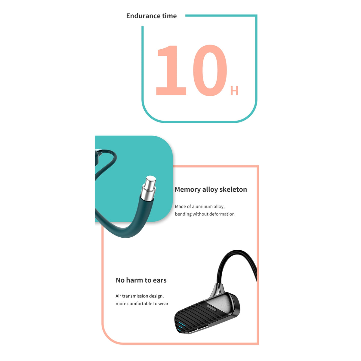Bone Conduction Wireless Headset - Stereotech