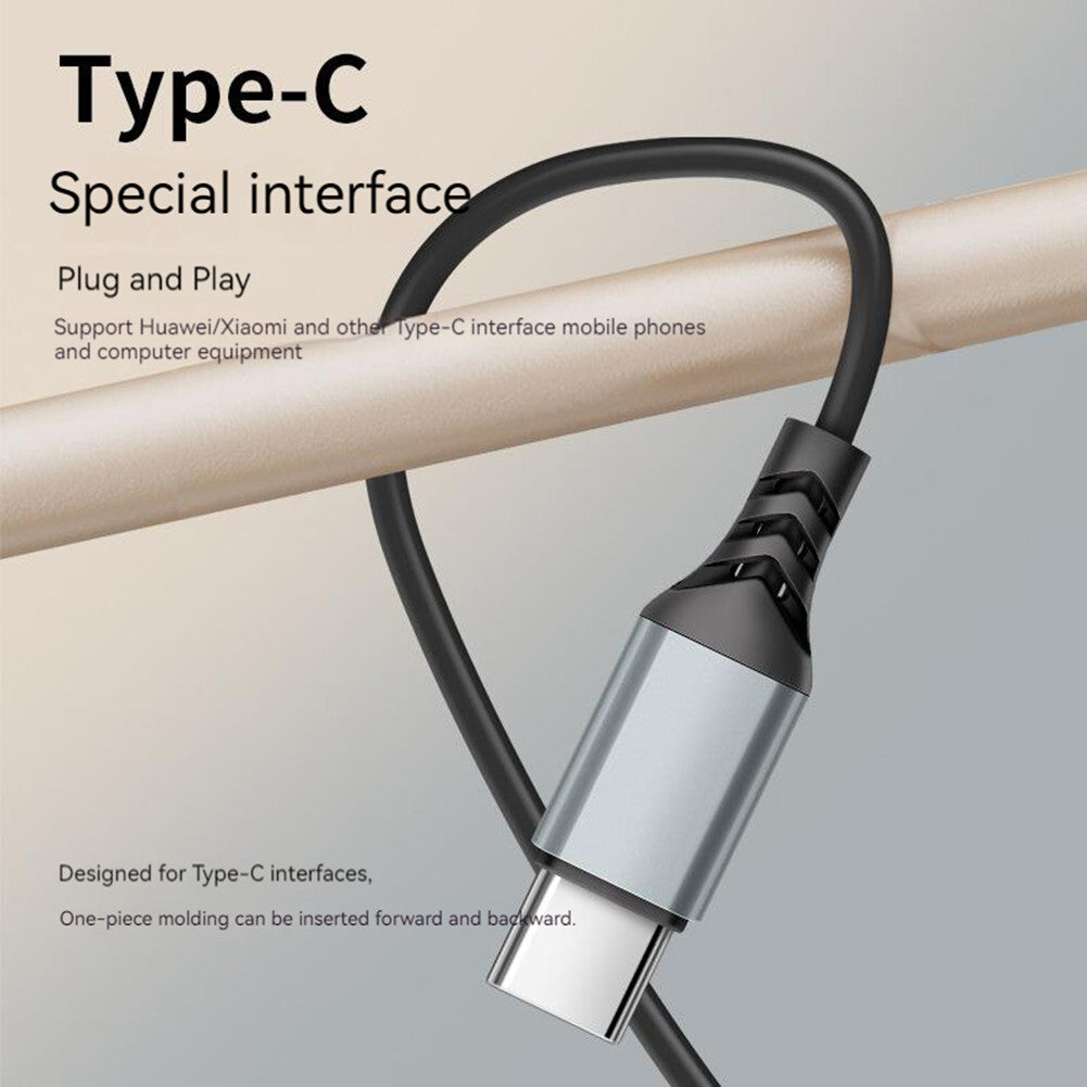 Type-C Wire-controlled Headset - Stereotech