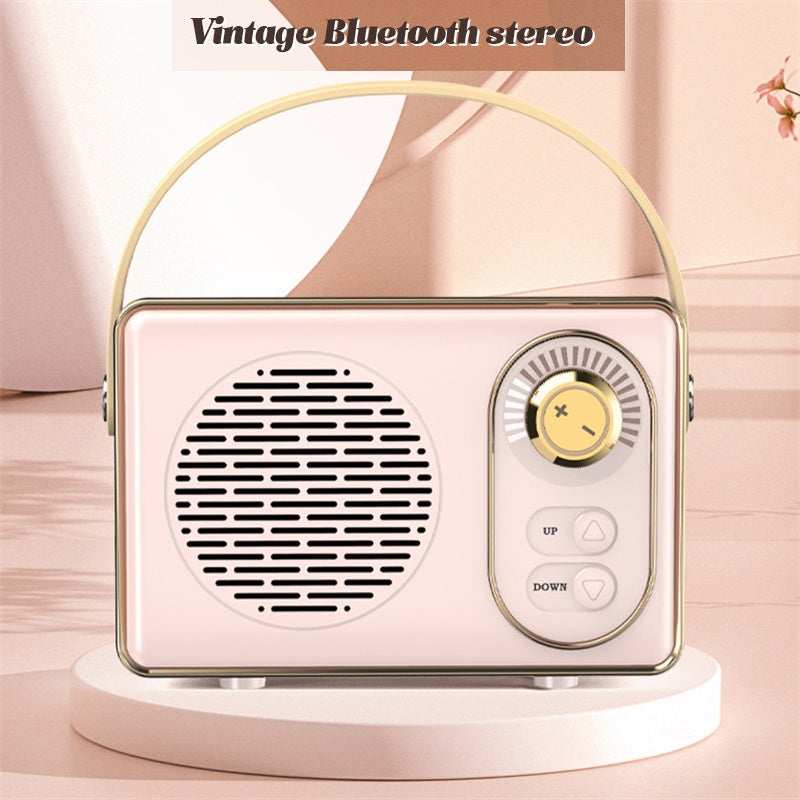 Mini Retro Bluetooth-compatible Speaker - Stereotech