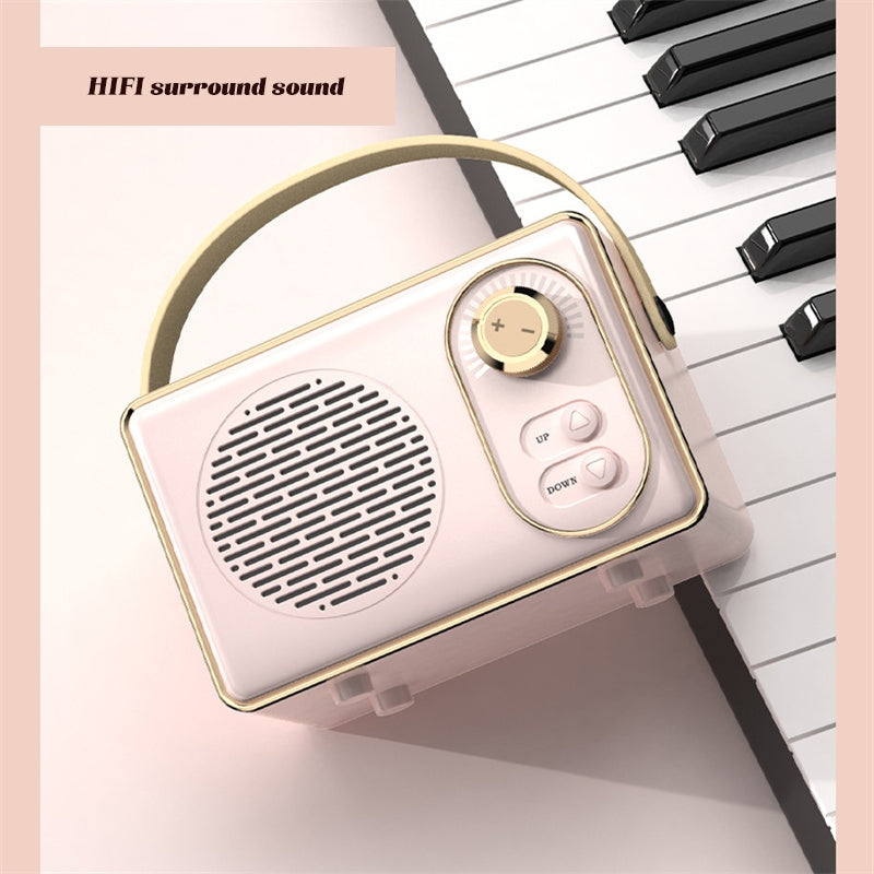 Mini Retro Bluetooth-compatible Speaker - Stereotech