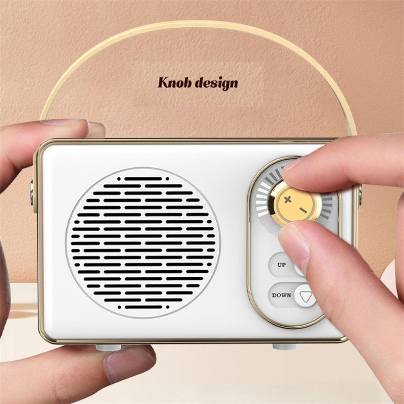 Mini Retro Bluetooth-compatible Speaker - Stereotech