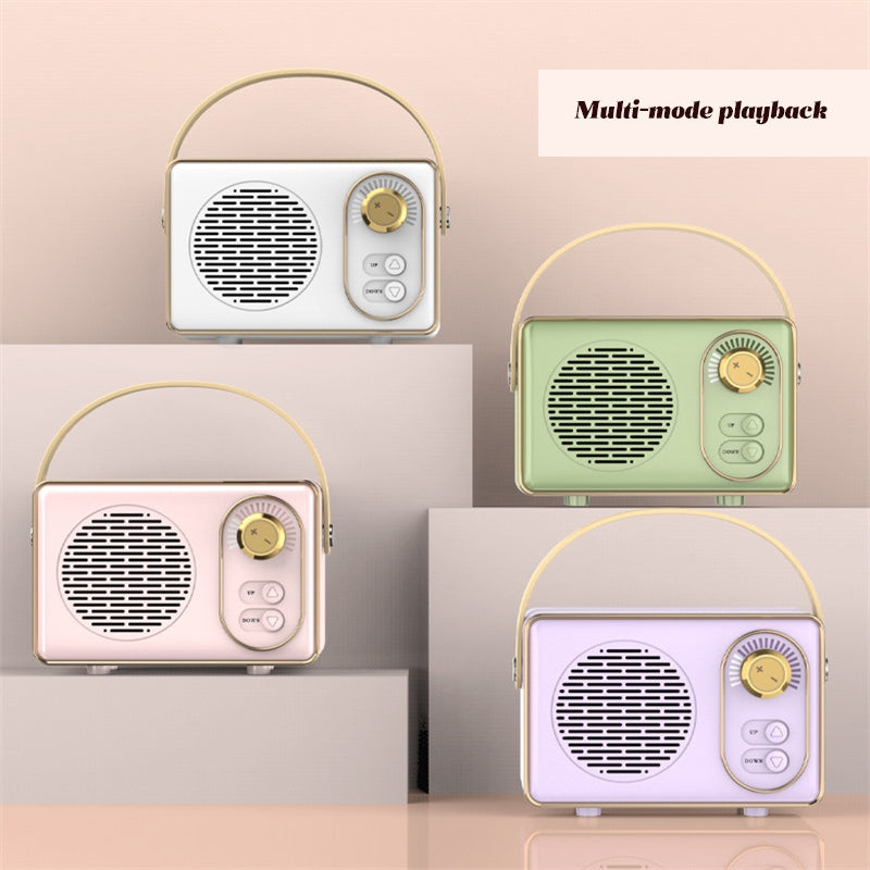 Mini Retro Bluetooth-compatible Speaker - Stereotech
