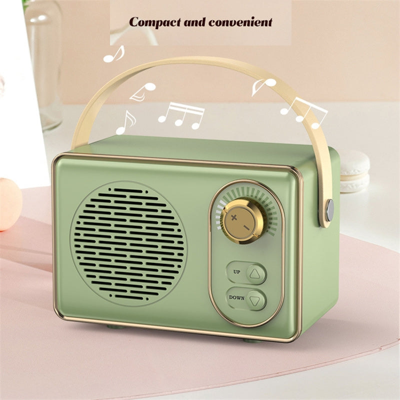Mini Retro Bluetooth-compatible Speaker - Stereotech