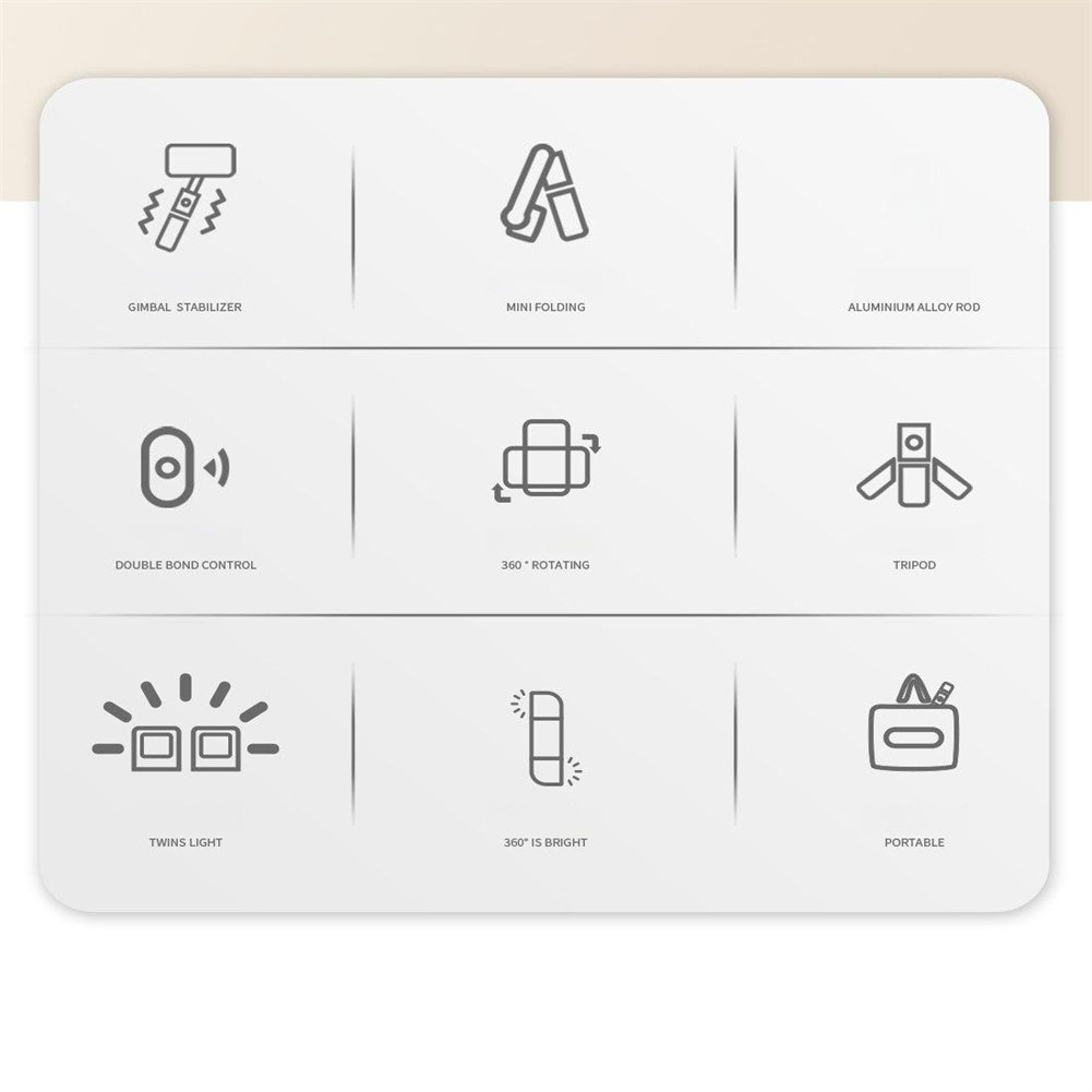 Q08 Mini Smartphone Gimbal Tripod - Stereotech