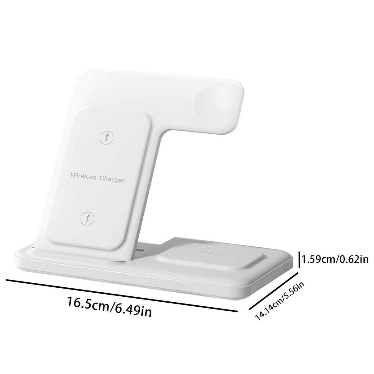 3-in-1 Wireless Fast Charging Stand - Stereotech