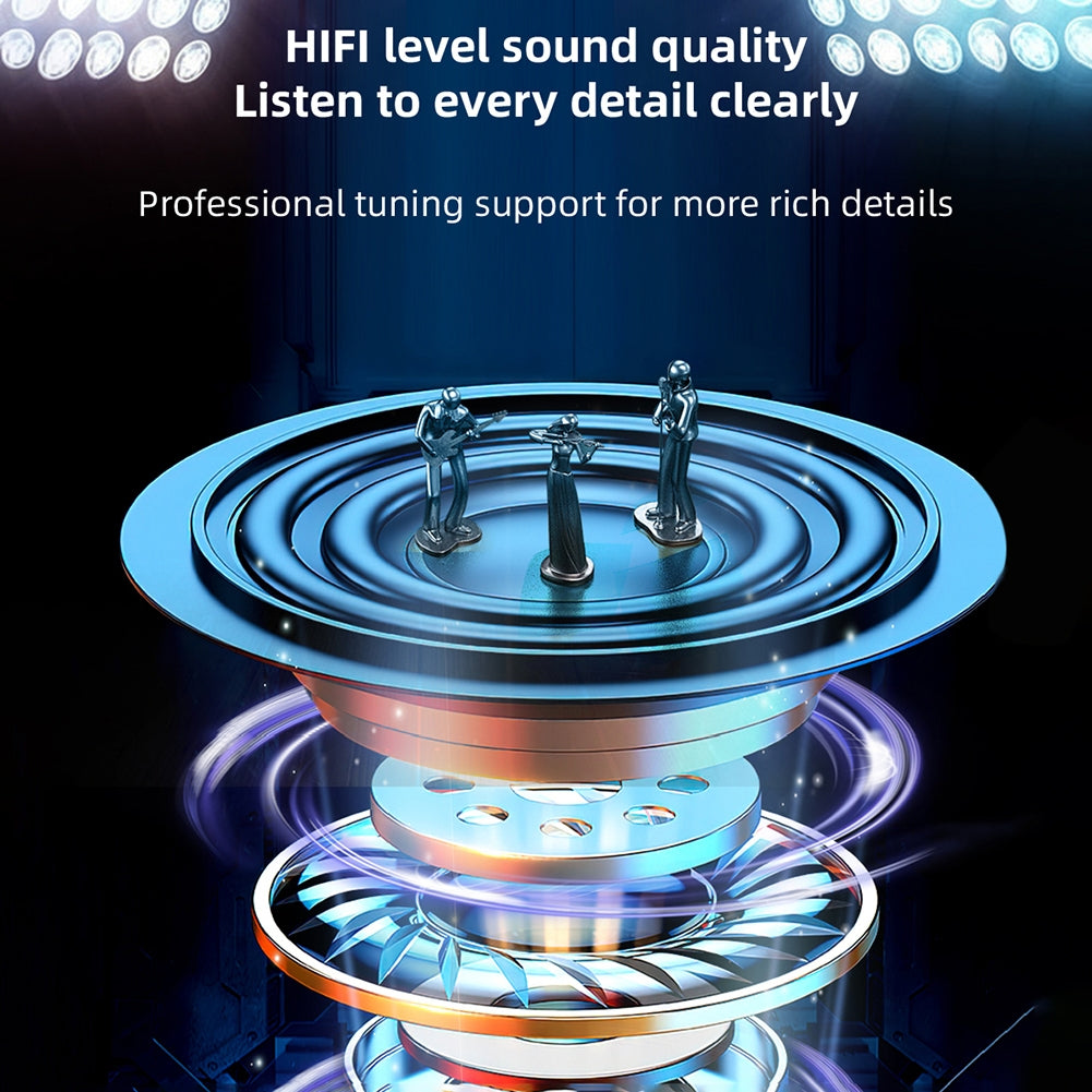 Fk8 Wireless Headphones with Digital Display - Stereotech