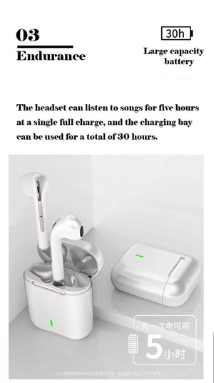 J18 Wireless Earbuds With Charging Case - Stereotech