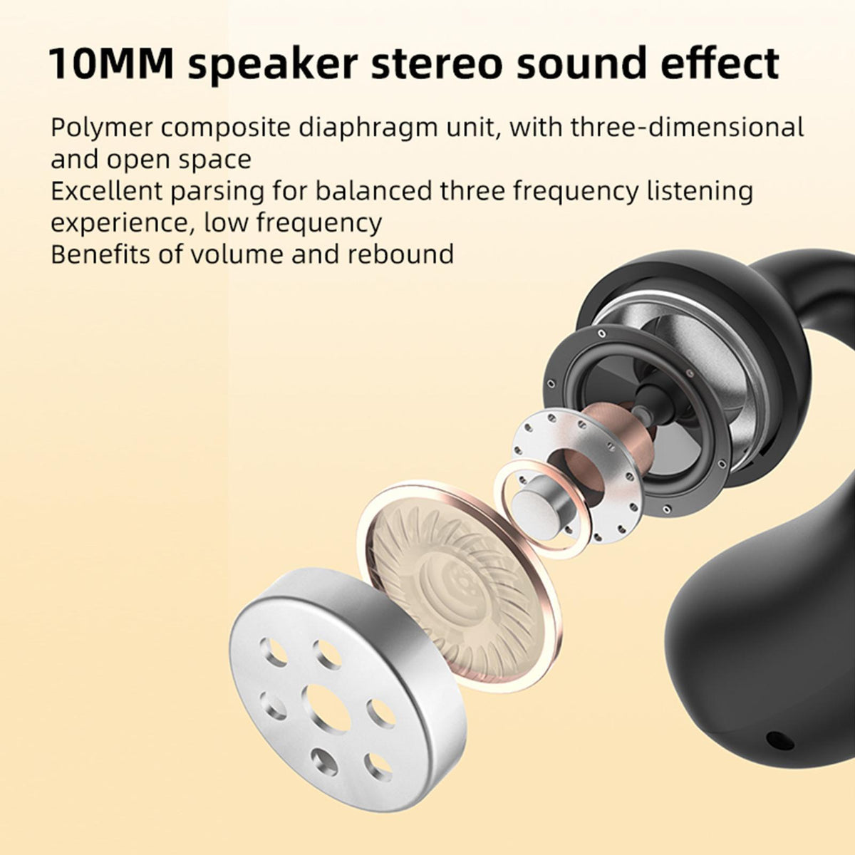 Bone Conduction Wireless Headset For Cycling - Stereotech