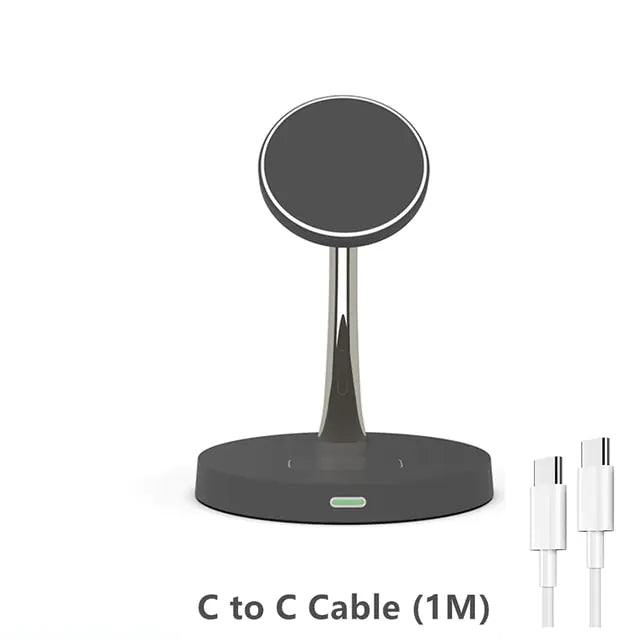 Iphone Magnetic Wireless Charger Station - Stereotech