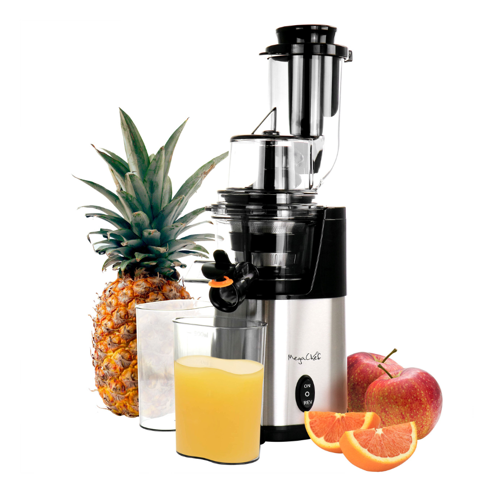 MegaChef Pro Stainless Steel Slow Juicer - Stereotech