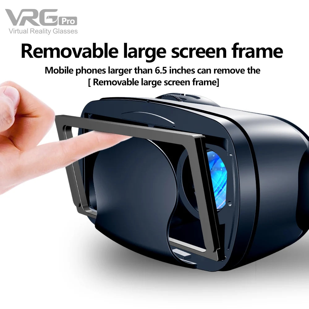 VR Virtual Reality 3D Glasses Box Headset Helmet Blu-ray VRG PRO  For IOS Android 5-7 inch Smartphone