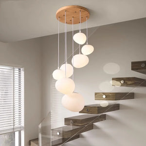 Modern stair chandelier Pendant lights indoor lighting Ceiling lamp hanging light led Chandeliers for living room indoor lightin