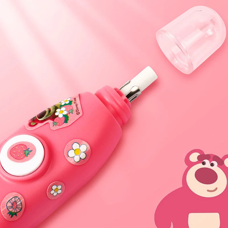 Disney Electric Eraser Spiderman Lotso Alien Eraser Effortless Correction Cleaning Mistake School Supplies Student Stationery