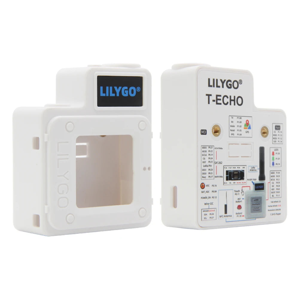 LILYGO® T-Echo ABS Shell Accessories Case only Without T-Echo Main Unit Four Colors Available: Cream White, Black, Brown, Gray