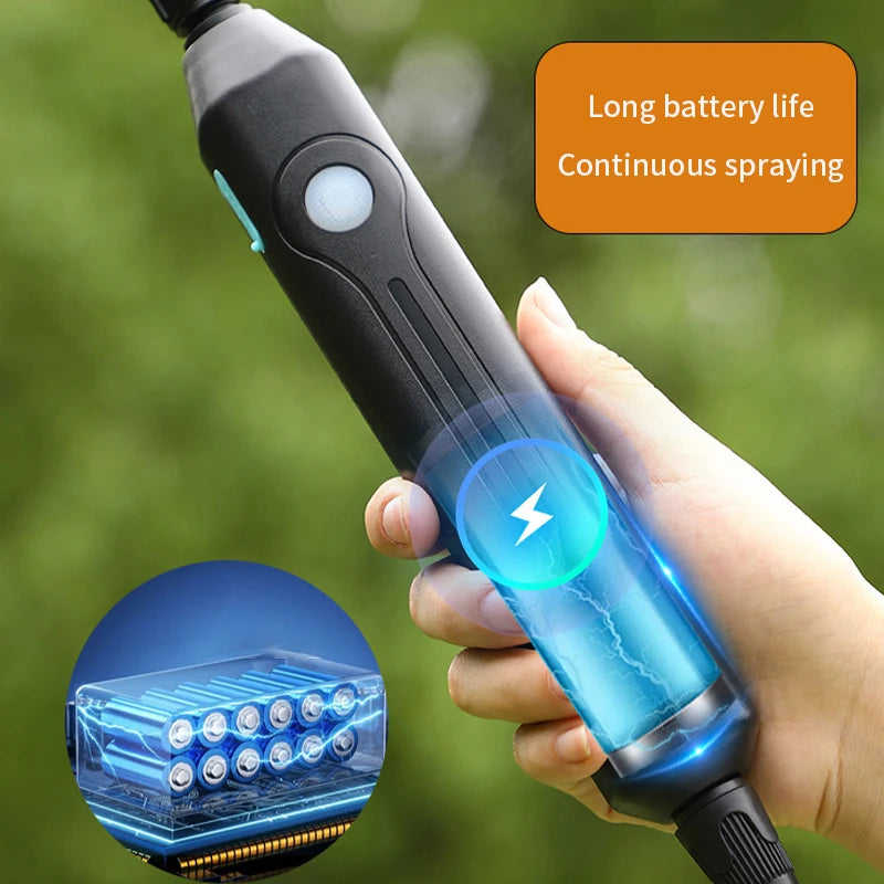 Shoulder Style Electric Sprayer 5L/8L Watering Can with 3 Nozzles USB Charging Automatic Garden Plant Irrigation Sprinklers Tool