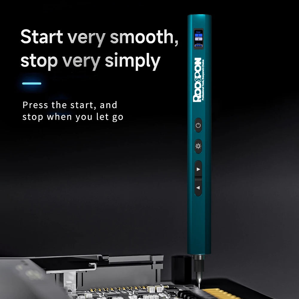 RDDSPON 62/26Pcs Professional Precision Electric Screwdriver Magnetic Set Adjustable Torque Rechargeable for Smart Home Repair