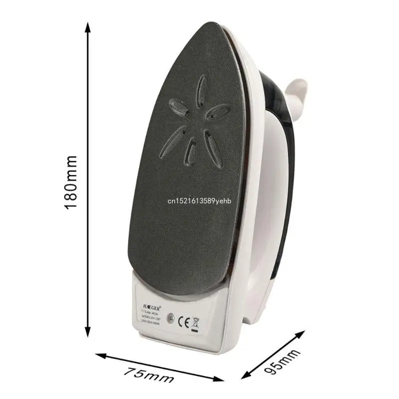 Mini Portable Foldable Electric Steam Iron for Clothes 3 Gears Flatiron Travel - Stereotech