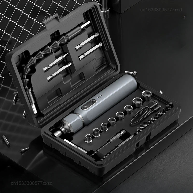 Xiaomi OULAIDE Electric Screwdriver Set Lithium Battery Rechargeable Household Maintenance Repair LED Electric Screw Driver Tool