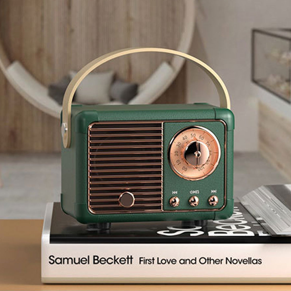 Bluetooth Compact Retro Speakers with Radio - Stereotech