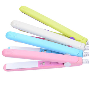 Electronic Ceramic Fast Hair Straightener Portable Mini Hair Flat Iron Wet/Dryer Straightening Irons Professional - Stereotech