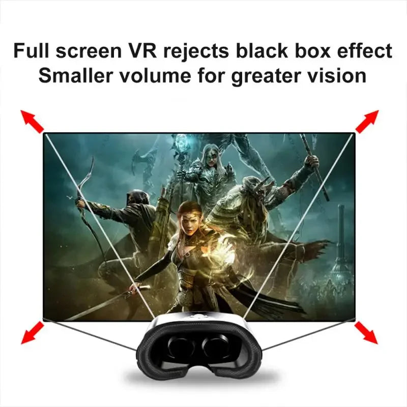 VR Shinecon Virtual Reality Glasses 3D VR Glasses Stereo Helmet Headset With Remote Control For IOS Android 3D Virtual World