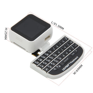 LILYGO® Watch-Keyboard-C3 V1.0 ESP32-C3 T-Watch Expansion Module QWERTY Bluetooth Wireless MINI Small Keyboard Development Board
