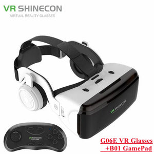 Original Virtual Reality VR Glasses Box StereoGoogle Cardboard VR Headset 3D Helmet for IOS Android Phone,Support Game Joystick