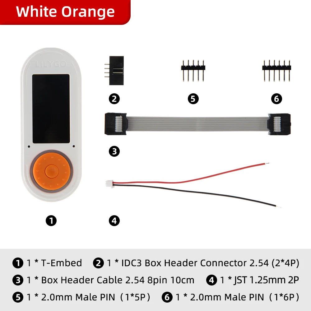 LILYGO® T-Embed ESP32-S3 Development Board With 1.9-inch LCD Display Screen Mechanical Encoder RGB LED Light MIC Speaker TF Slot