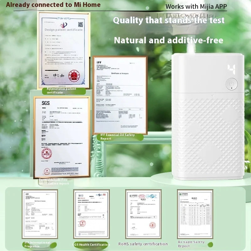 【Universal for Overseas Edition】Connected to MIJIA Smart Aroma Diffuser Automatic Fragrance Spray Fragrance Machine Diffuse Toil