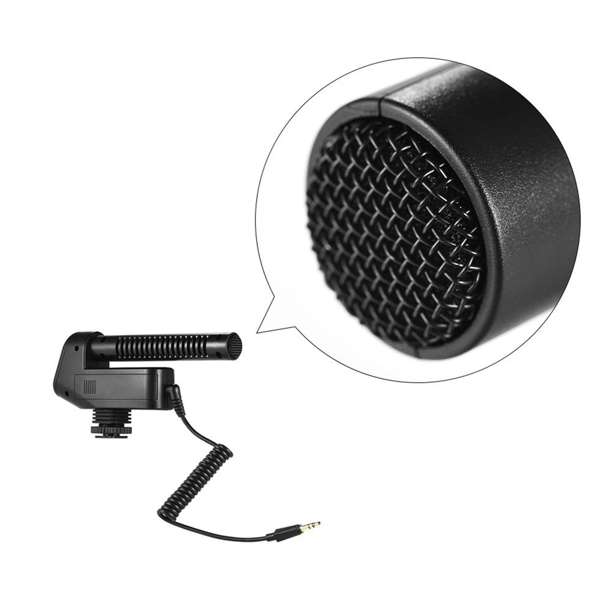 BOYA BY-VM600 Cardioid Shotgun Condenser Microphone for Canon Sony Nikon DLSR Camera Youtube Streaming vlogging Video Shooting