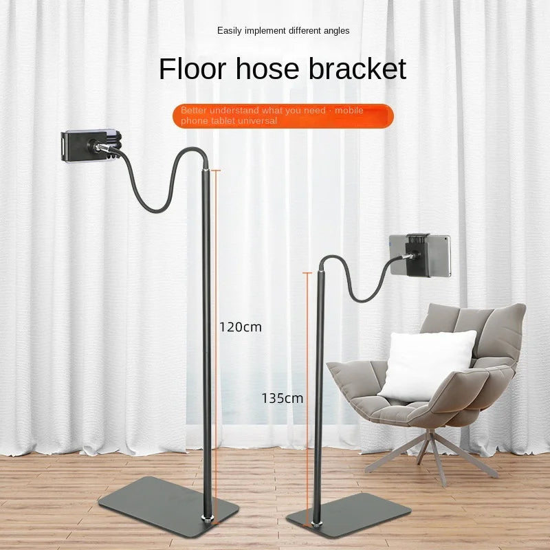 Upgraded Floor Stand For Cell Phone Holder Desktop Mobile Smartphone IPad Tablet Iphone Telephone Grip Support For Live Stream