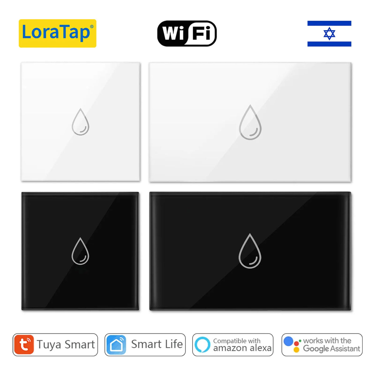 LoraTap WiFi Boiler Water Heater EU US IL Switch Tuya Smart Life App Remote Control Energy Monitoring Voice Google Home Alexa - Stereotech