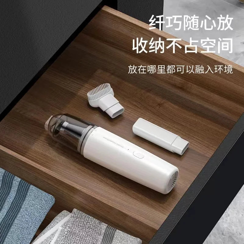 XIAOMI Dust Collector Portable Vacuum Cleaner Powerful Suction electric Wireless Smart Home 130ml Cleaning Car Vacuum Cleaner - Stereotech