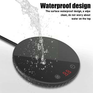 Electric Heating Coaster Beverage Milk Coffee Mat Tea Coffee Heater Warmer Mug Kitchen Service Cup Heating Coaster EU Plug