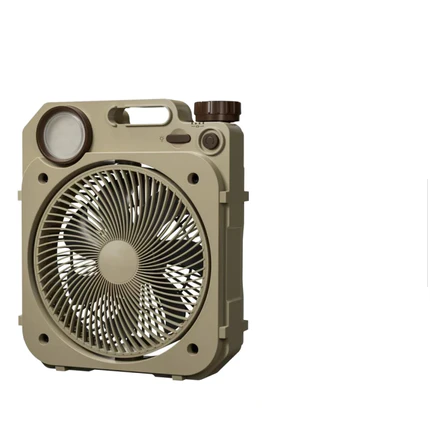 20000mAh Camping Fan Rechargeable Desktop Portable Circulator Outdoor Wireless Ceiling Electric Fan with Power Bank LED Lighting - Stereotech