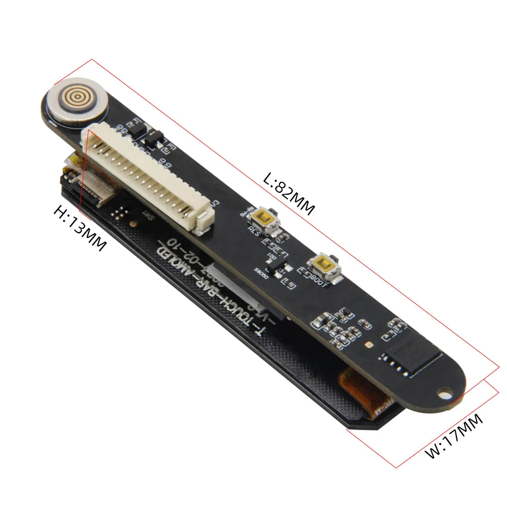 LILYGO® T-Touch Bar AMOLED ESP32-S3 Touch Display Bar Development Board ESP32-S3R8 Wireless Module Magnetic Round USB Connector