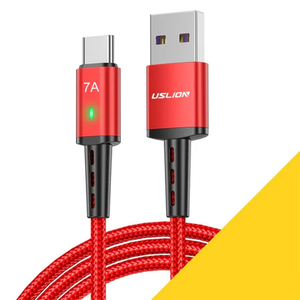 USLION 7A Fast USB C Cable - Stereotech