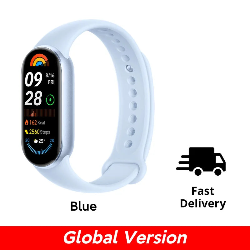 [World Premiere]Global Version Xiaomi Smart Band 9 150+ Sports Modes Sleep Monitoring 1.62&quot; AMOLED Display 21-day Battery Life