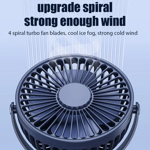 360 Degree Rotation Adjustable Clip-on Fan - Stereotech